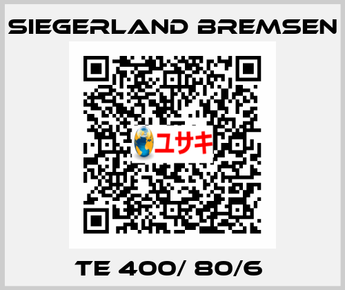 TE 400/ 80/6  Siegerland Bremsen