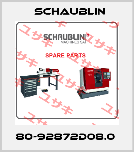 80-92872D08.0  Schaublin