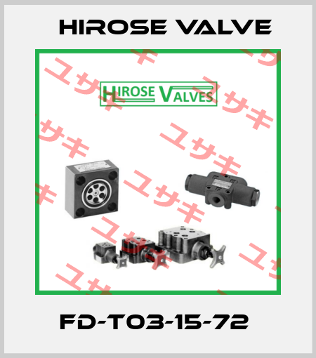 FD-T03-15-72  Hirose Valve