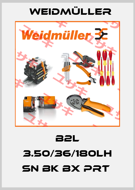 B2L 3.50/36/180LH SN BK BX PRT  Weidmüller