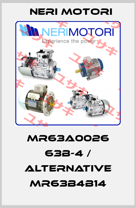 MR63A0026 63B-4 / alternative MR63B4B14 Neri Motori