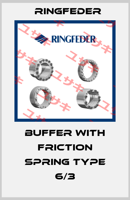 Buffer with friction spring type 6/3 Ringfeder