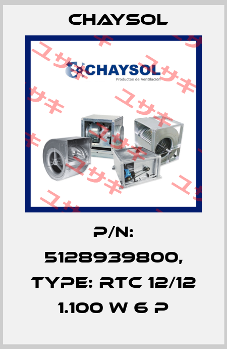 P/N: 5128939800, Type: RTC 12/12 1.100 W 6 P Chaysol