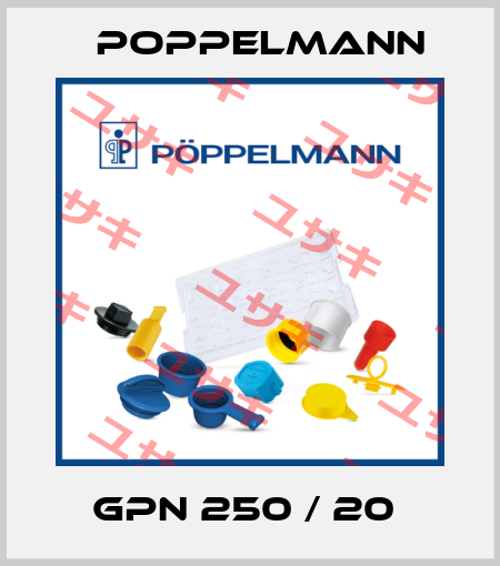 GPN 250 / 20  Poppelmann