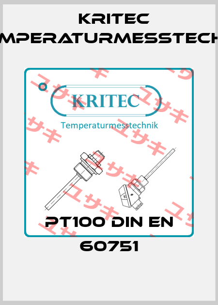 Pt100 DIN EN 60751 Kritec Temperaturmesstechnik