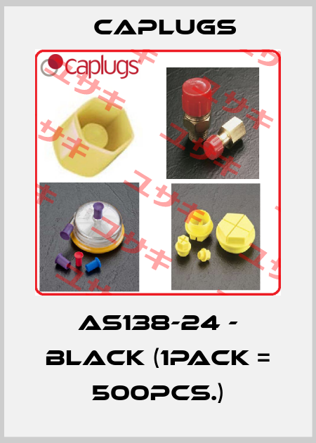 AS138-24 - black (1pack = 500pcs.) CAPLUGS
