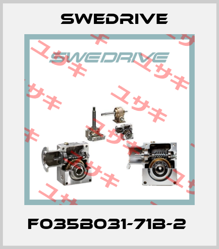F035B031-71B-2  Swedrive