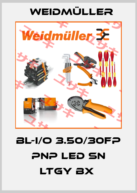 BL-I/O 3.50/30FP PNP LED SN LTGY BX  Weidmüller