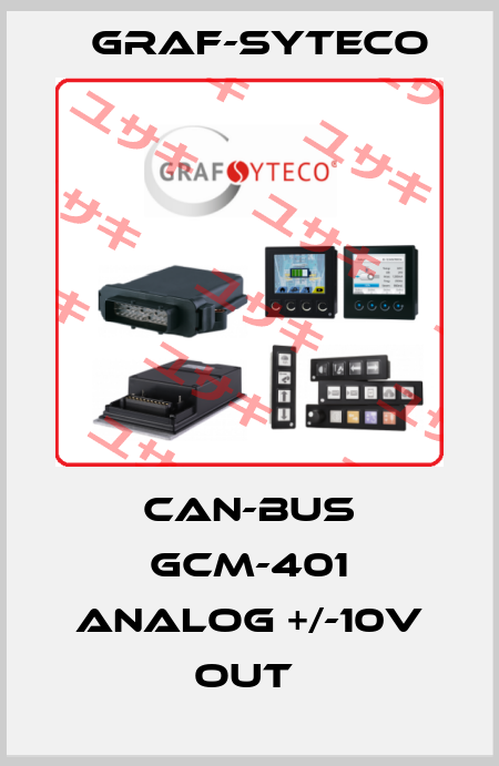 CAN-BUS GCM-401 ANALOG +/-10V OUT  Graf-Syteco