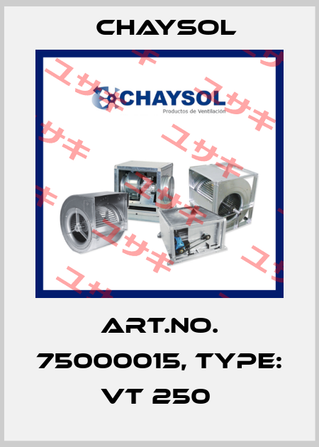 Art.No. 75000015, Type: VT 250  Chaysol
