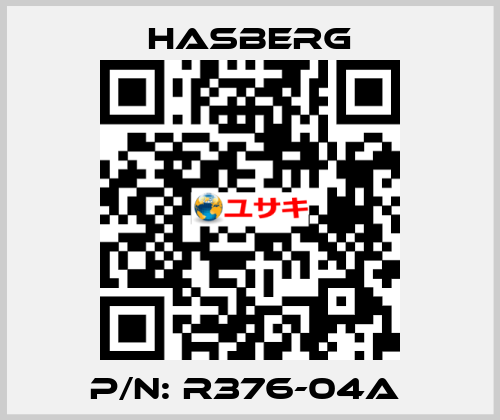 P/N: R376-04A  Hasberg
