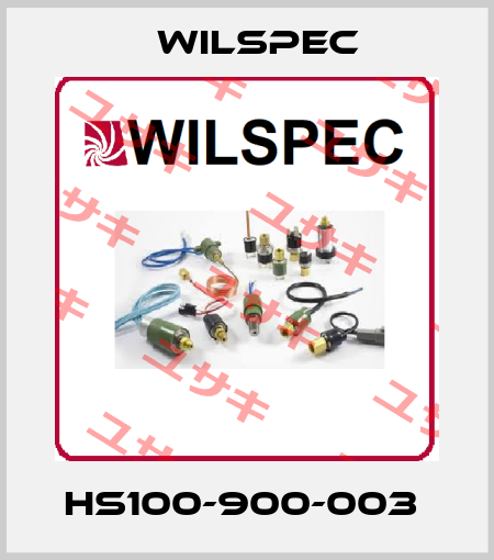 HS100-900-003  Wilspec