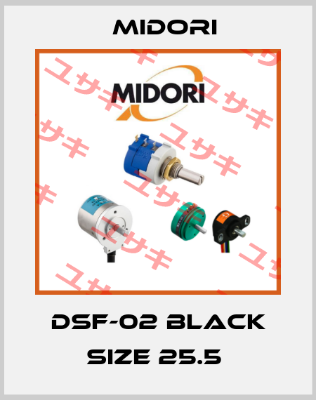 DSF-02 BLACK SIZE 25.5  Midori