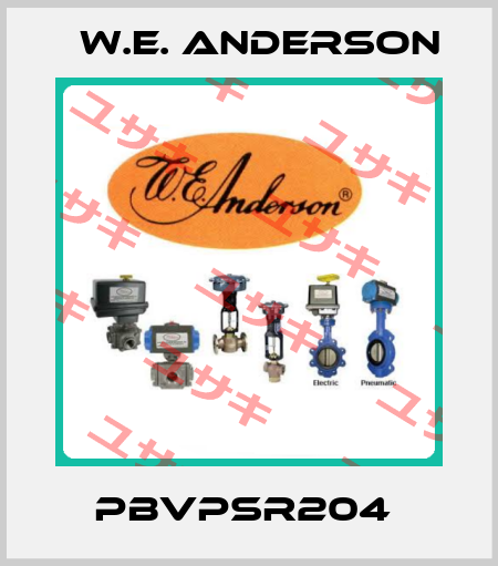 PBVPSR204  W.E. ANDERSON