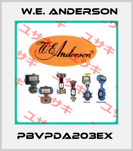 PBVPDA203EX  W.E. ANDERSON