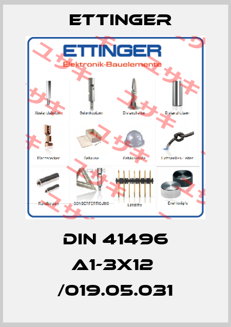 DIN 41496 A1-3X12  /019.05.031 Ettinger