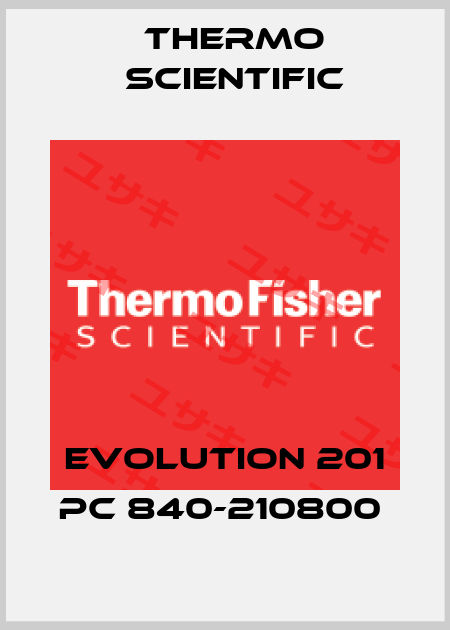 EVOLUTION 201 PC 840-210800  Thermo Scientific