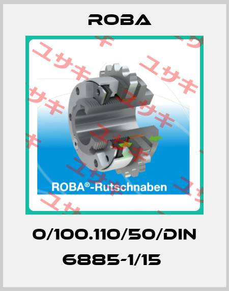 0/100.110/50/DIN 6885-1/15  Roba