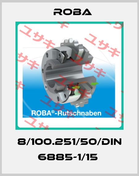 8/100.251/50/DIN 6885-1/15  Roba