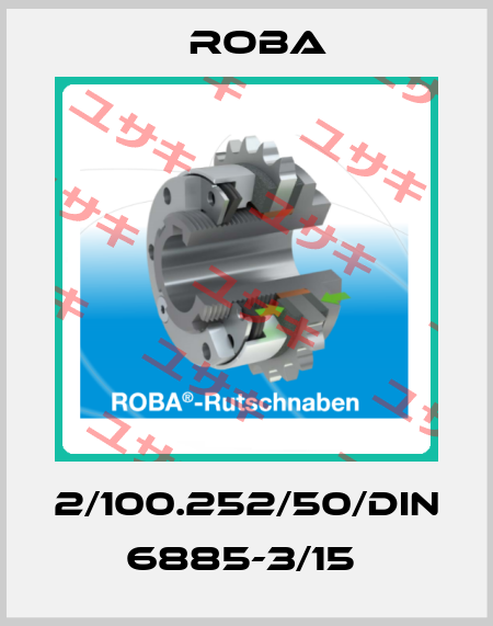 2/100.252/50/DIN 6885-3/15  Roba