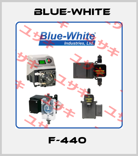 F-440  Blue-White