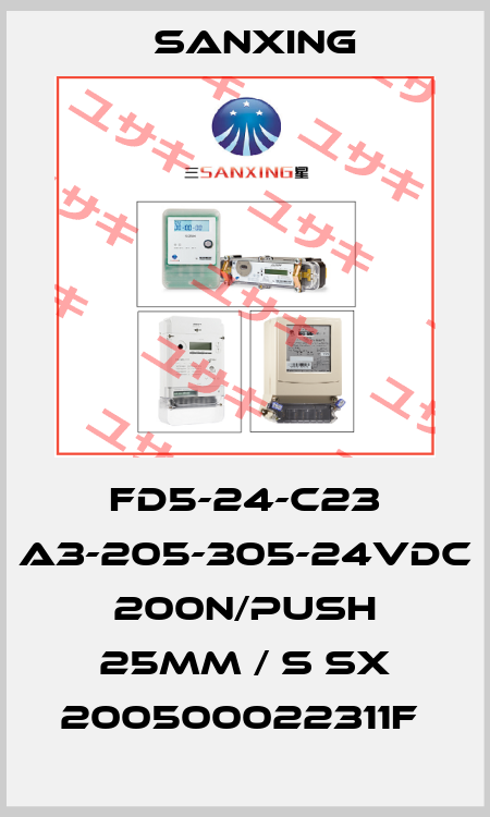 FD5-24-C23 A3-205-305-24VDC 200N/PUSH 25MM / S SX 200500022311F  Sanxing
