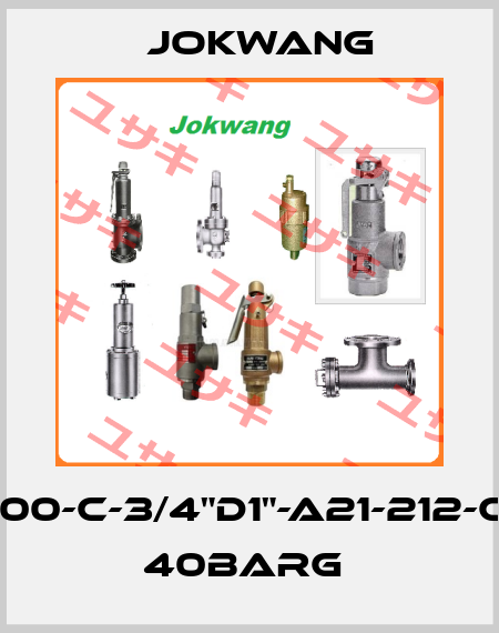 FF100-C-3/4"D1"-A21-212-CN2 40BARG  Jokwang
