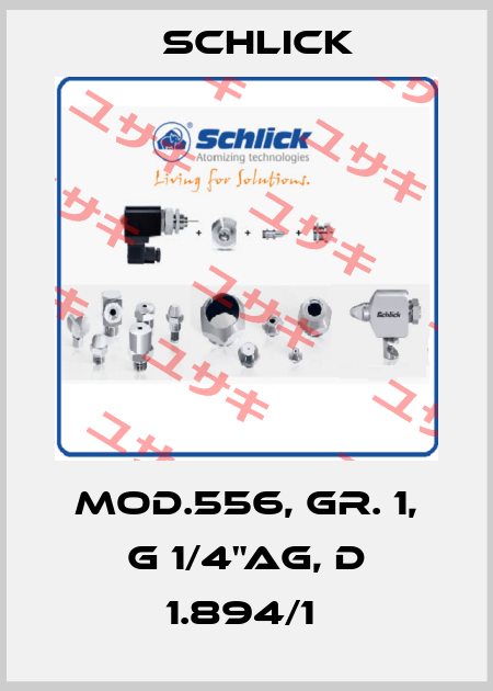 Mod.556, Gr. 1, G 1/4"AG, D 1.894/1  Schlick