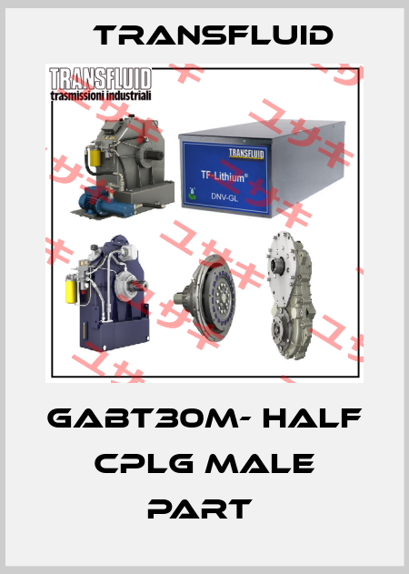 GABT30M- HALF CPLG MALE PART  Transfluid
