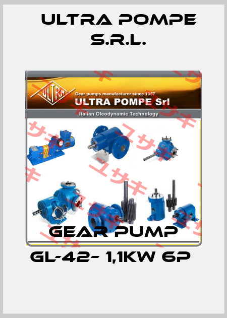 GEAR PUMP GL-42– 1,1KW 6P  Ultra Pompe S.r.l.
