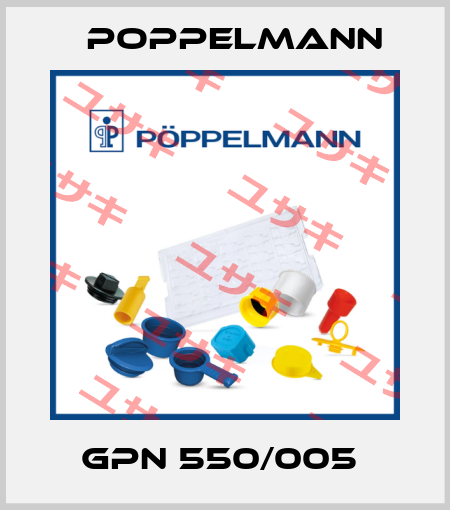 GPN 550/005  Poppelmann