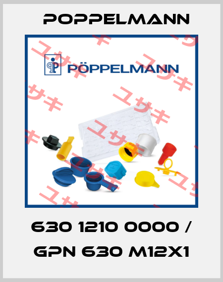 630 1210 0000 / GPN 630 M12x1 Poppelmann