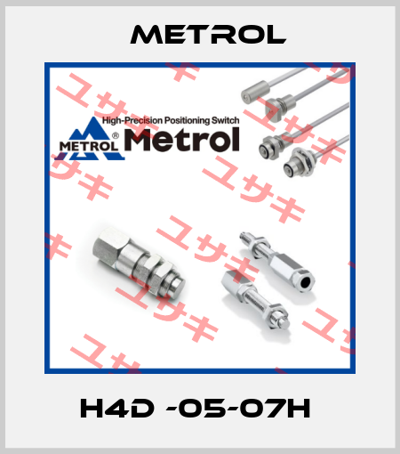 H4D -05-07H  Metrol