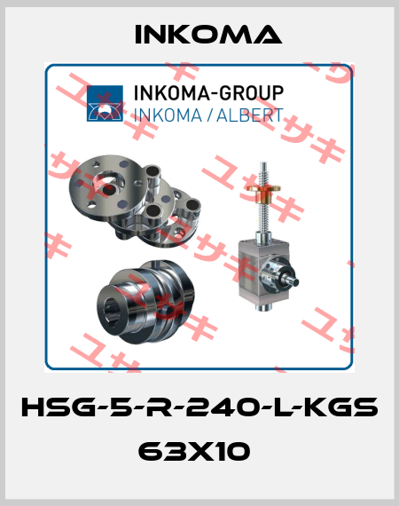HSG-5-R-240-L-KGS 63X10  INKOMA