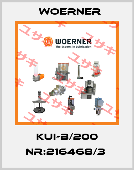 KUI-B/200 NR:216468/3  Woerner