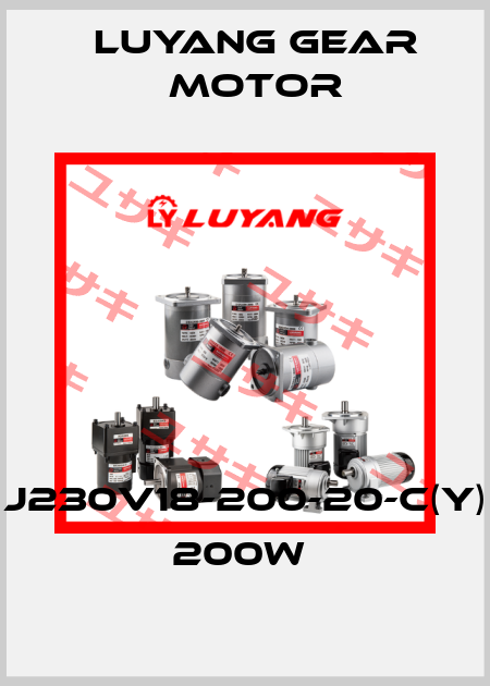 J230V18-200-20-C(Y) 200W  LUYANG