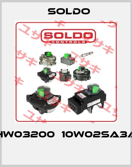 HW03200‐10W02SA3A  Soldo