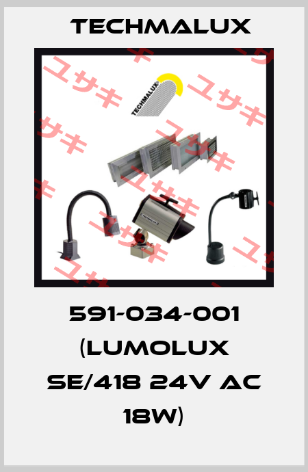591-034-001 (Lumolux SE/418 24V AC 18W) Techmalux