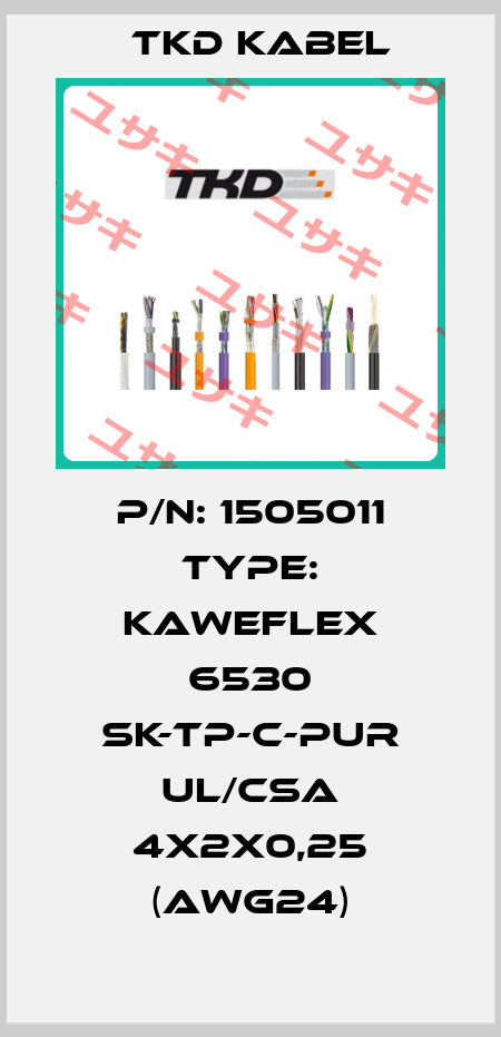 P/N: 1505011 Type: KAWEFLEX 6530 SK-TP-C-PUR UL/CSA 4X2X0,25 (AWG24) TKD Kabel