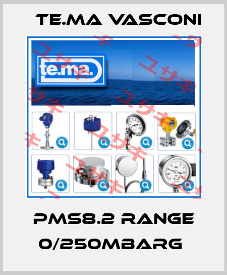 PMS8.2 RANGE 0/250MBARG  TE.MA Vasconi