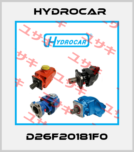 D26F20181F0 Hydrocar