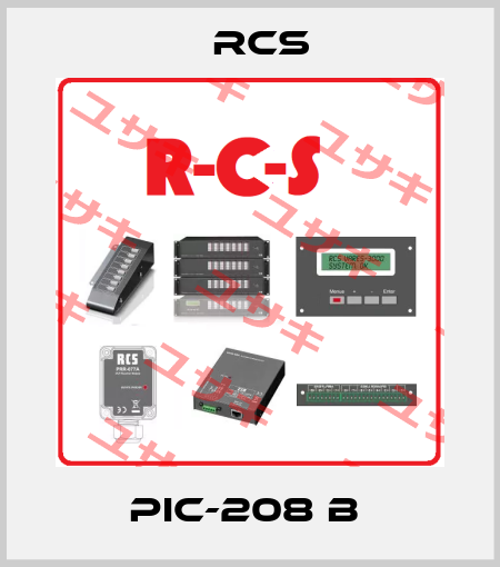 PIC-208 B  RCS