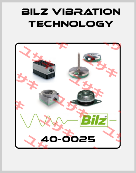 40-0025 Bilz Vibration Technology