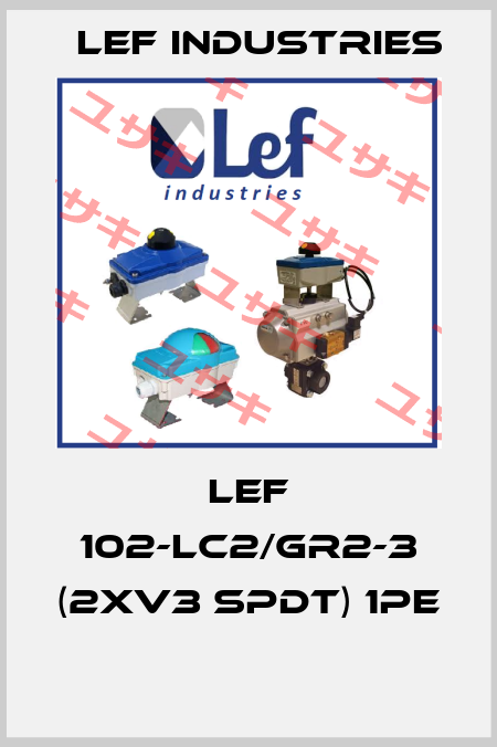 LEF 102-LC2/GR2-3 (2XV3 SPDT) 1PE  Lef Industries