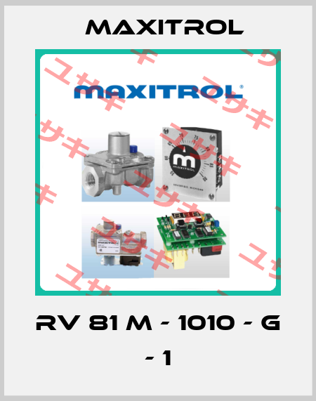 RV 81 M - 1010 - G - 1 MAXITROL COMPANY