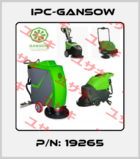P/N: 19265 IPC-Gansow