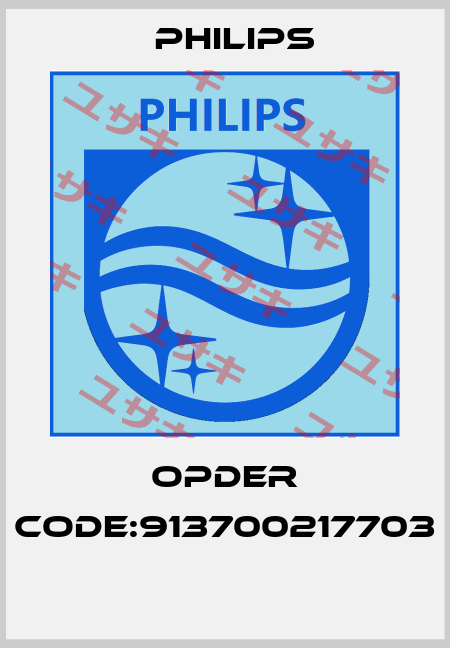 Opder code:913700217703  Philips