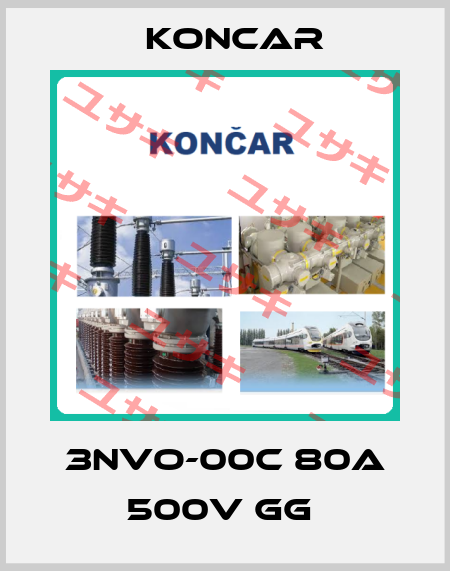 3NVO-00C 80A 500V gG  Koncar