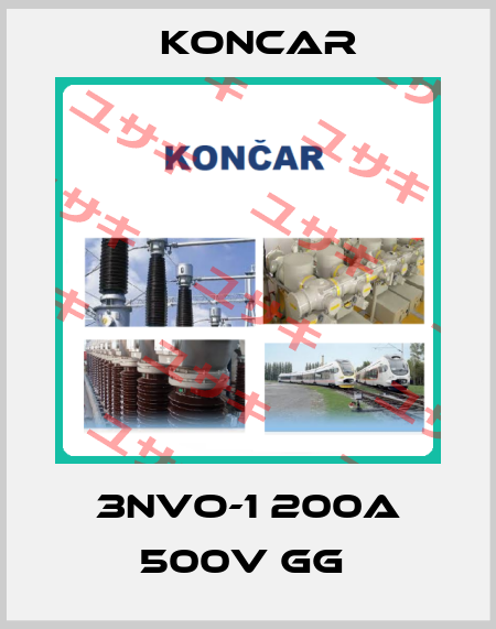 3NVO-1 200A 500V gG  Koncar