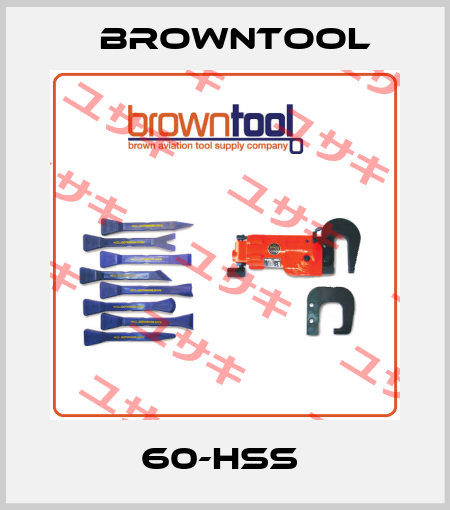 60-HSS  Browntool